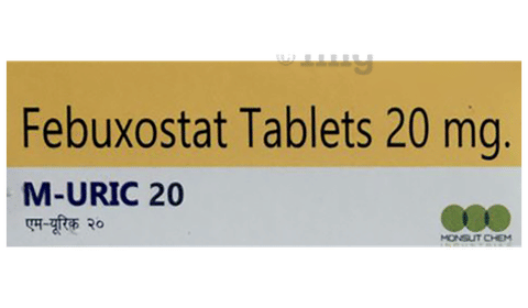 M Uric 20mg Tablet image