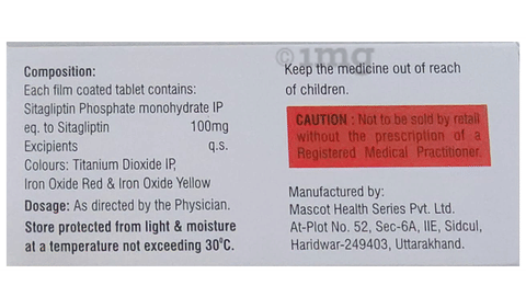 Sitaglar 100 Tablet image