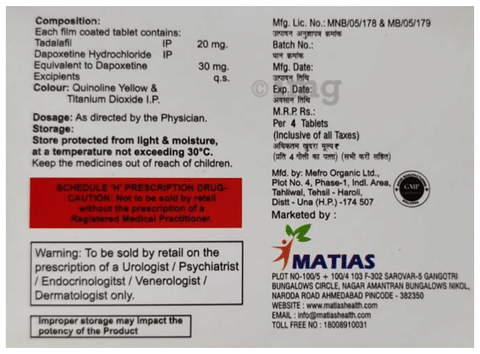 Standsure 20 D Tablet image