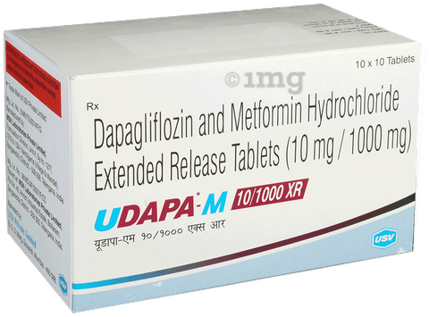 Udapa M 10/1000 XR  Tablet