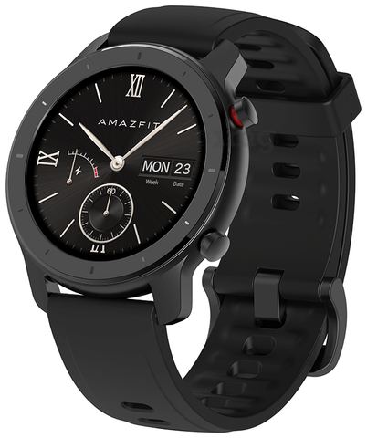Amazfit gtr sale 42mm black