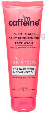mCaffeine 1% Kojic Acid Daily Brightening Face Wash with Glutathione & C-Complex Face Wash: Buy tube of 100.0 ml Face Wash at best price in India | 1mg mCaffeine 1% Kojic Acid Daily Brightening Face Wash with Glutathione & C-Complex Face Wash: Buy tube of 100.0 ml Face Wash at best price in India | 1mg