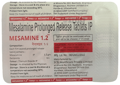 Mesamine 1.2 Tablet PR