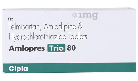 Amlopres Trio 80 Tablet image Amlopres Trio 80 Tablet image