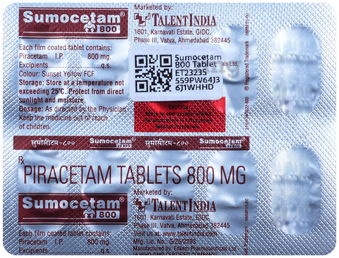 Sumocetam 800 Tablet image