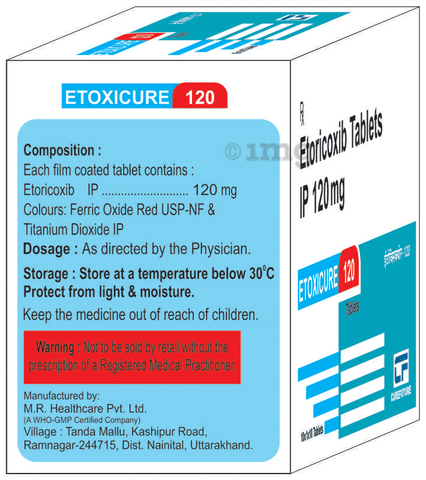 Etoxicure 120 Tablet image