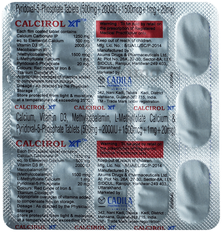 Calcirol XT Tablet image