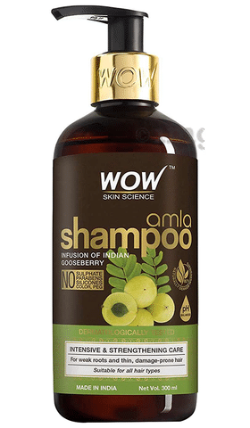 WOW Skin Science Amla Shampoo: Buy pump bottle of 300 ml Shampoo at best  price in India | 1mg
