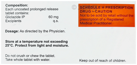 Gliczide-XR 60 Tablet image