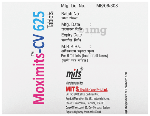 Moximits-CV 625 Tablet image Moximits-CV 625 Tablet image
