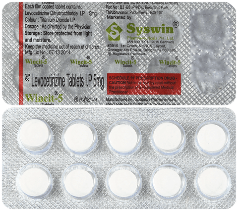 Wincit 5mg Tablet image Wincit 5mg Tablet image