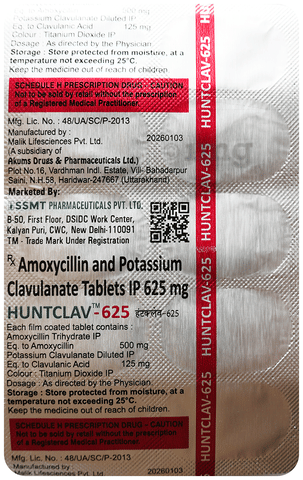 Huntclav 625 Tablet image Huntclav 625 Tablet image