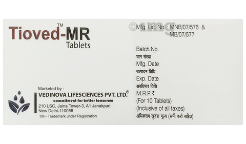 Tioved-MR Tablet image Tioved-MR Tablet image