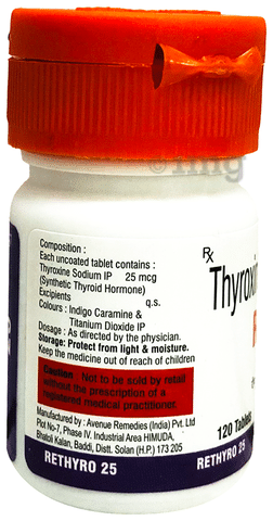 Rethyro 25mcg Tablet