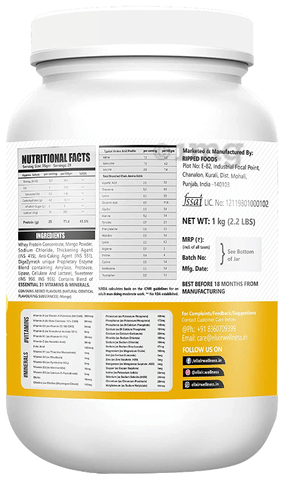Elixir Wellness Superior Whey Protein Mango Slush 2