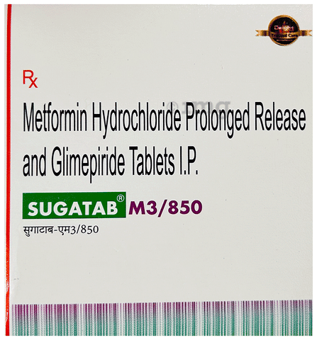 Sugatab M 3/850 Tablet PR