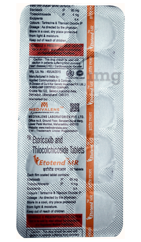 Etotend MR Tablet image Etotend MR Tablet image