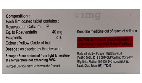 Xarostat 40 Tablet image