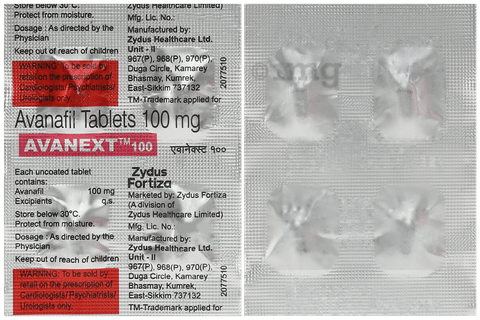 Avanext 100mg Tablet image