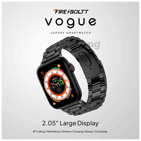 Fire Boltt Vogue Smartwatch Black SS C Buy box of 1.0 Unit at