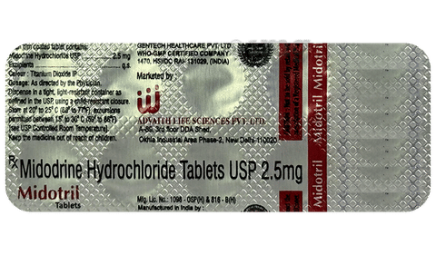 Midotril 2.5mg Tablet image