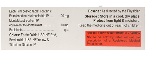Fixar 10mg/120mg Tablet image