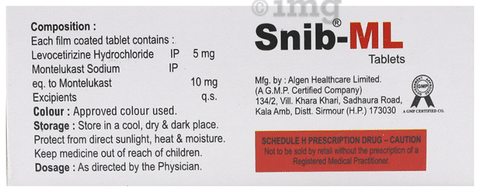 Snib ML 5mg/10mg Tablet