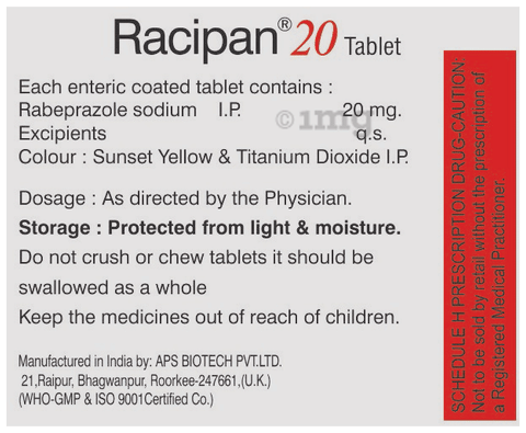 Racipan 20 Tablet image