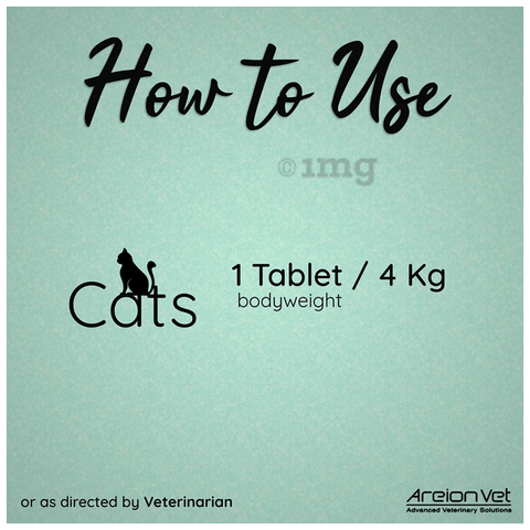 AreionVet Feli-D Deworming Tablet for Cats image AreionVet Feli-D Deworming Tablet for Cats image