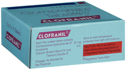 Clofranil 25mg Tablet image
