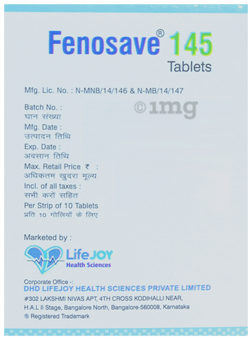 Fenosave 145 Tablet image