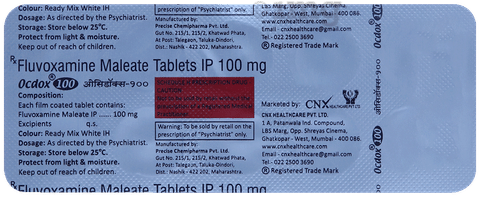 Ocdox 100mg Tablet image Ocdox 100mg Tablet image