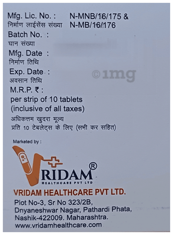Vrimox CV 625 Tablet