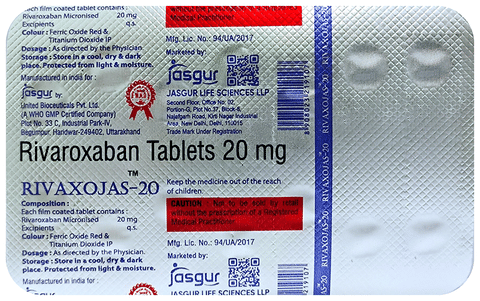 Rivaxojas 20 Tablet image Rivaxojas 20 Tablet image