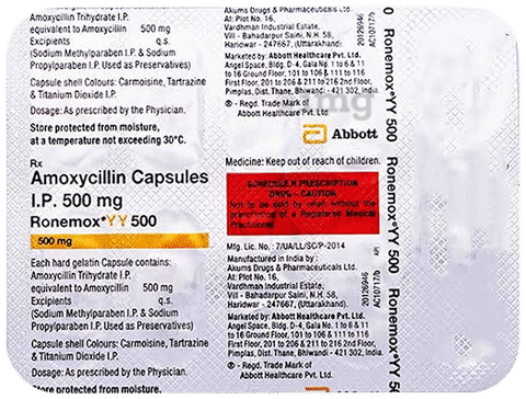 Ronemox 500 Capsule image