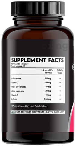Vedapulse Glutathione with Vitamin C Capsule: Buy bottle of 60.0 capsules  at best price in India | 1mg