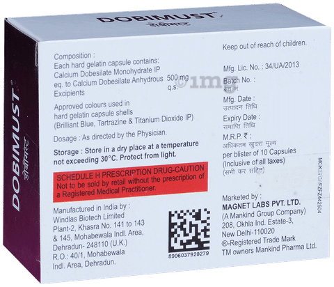 Dobimust 500mg Capsule image Dobimust 500mg Capsule image