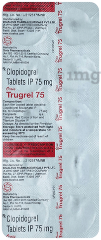 Trugrel 75mg Tablet image