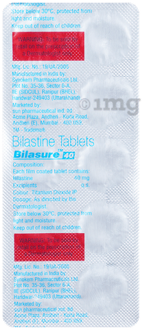 Bilasure 40 Tablet image