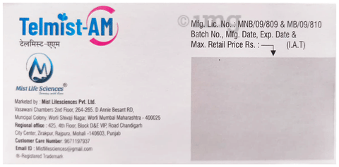 Telmist-AM Tablet image