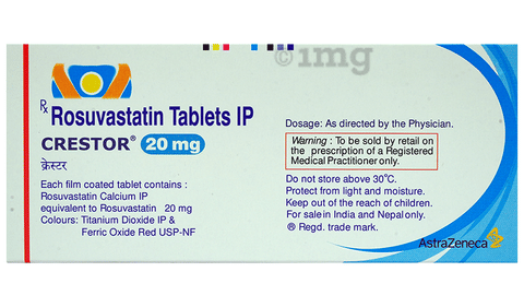 Crestor 20mg Tablet image
