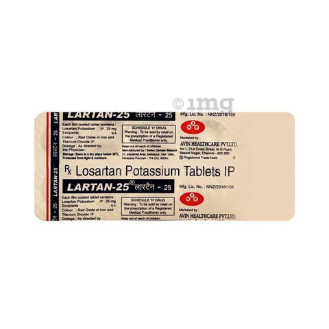 lartan 25 tablet