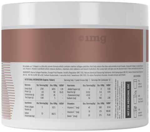 HK Vitals Combo Pack of Skin Collagen Orange Powder (100gm) & Glutathione  Watermelon Effervescent Tablet (15): Buy combo pack of 2.0 units at    in India | 1mg
