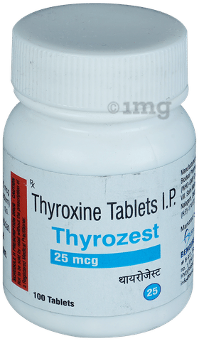 Thyrozest 25mcg Tablet image