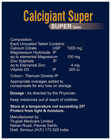 Calcigiant Super Tablet image Calcigiant Super Tablet image