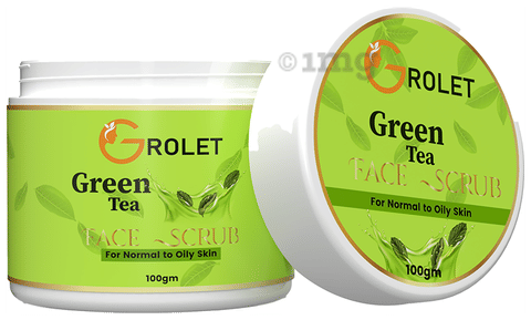 Grolet Green Tea Face Scrub image