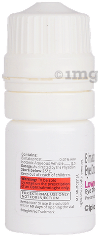 Lowprost PF 0.01% Eye Drop image