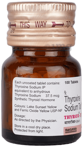 Thyrox 37.5mcg Tablet image