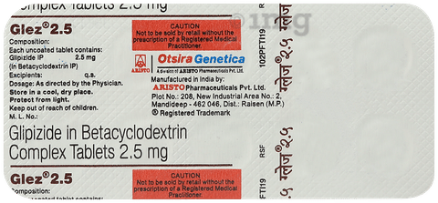 Glez 2.5mg Tablet image
