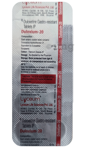 Duloxium 20 Tablet image